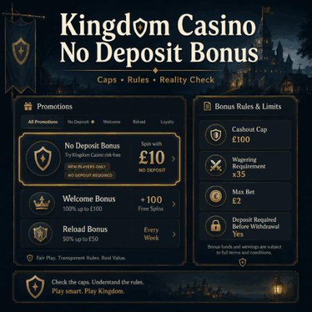 Kingdom Casino No Deposit Bonus