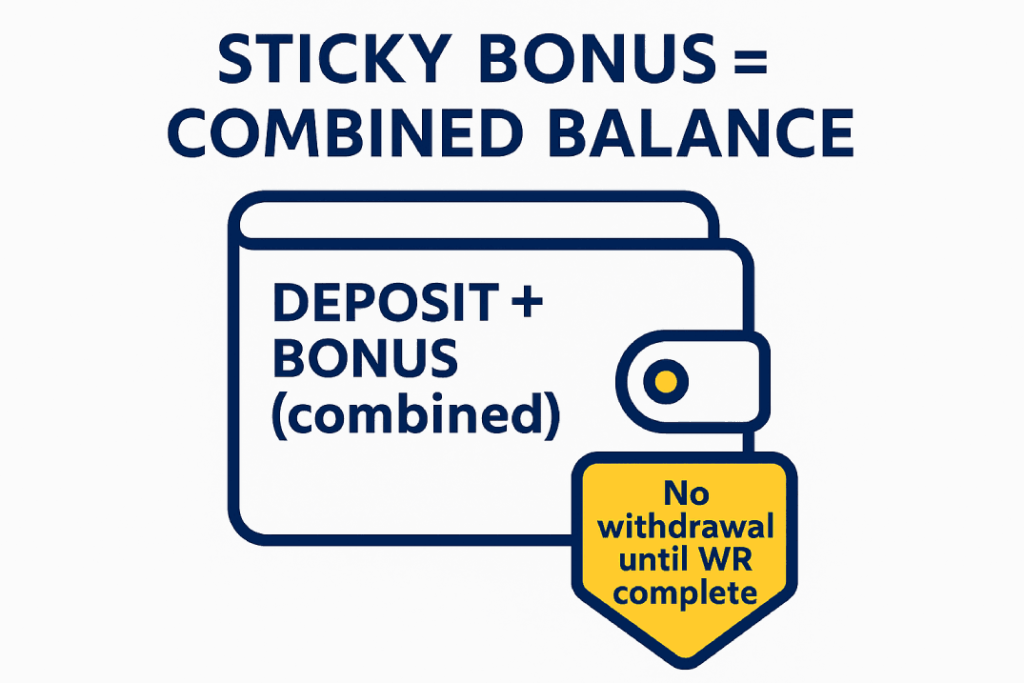 Real Money First — cash plays first, bonus funds separate until cash is £0.